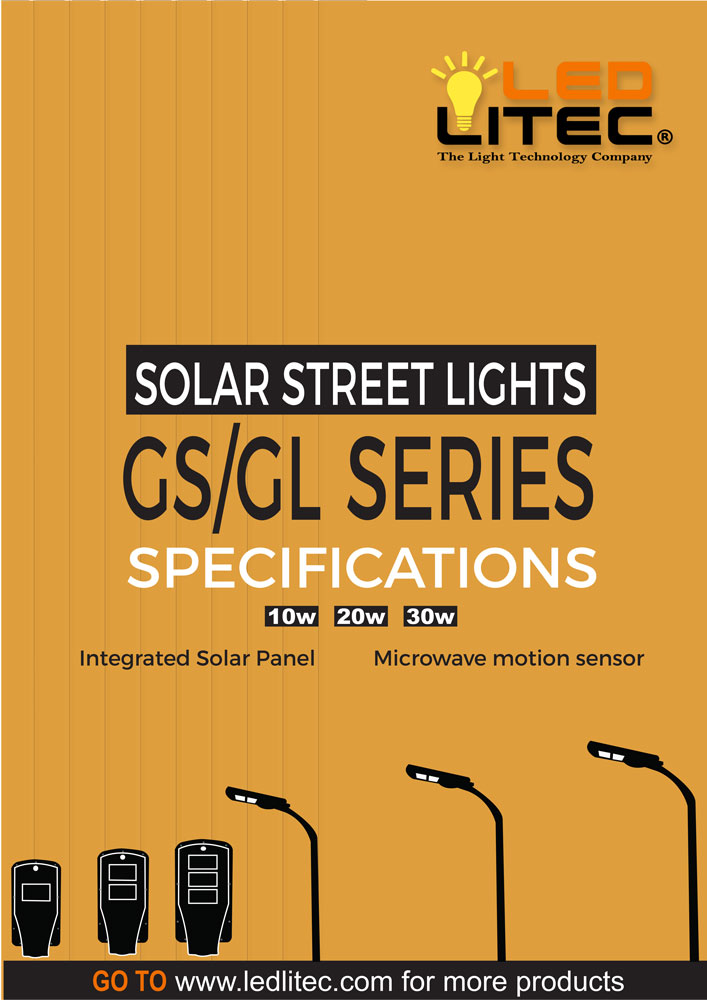 LED LITEC Solar integrated street Light LTC GSGL Series www.ledlitec.com